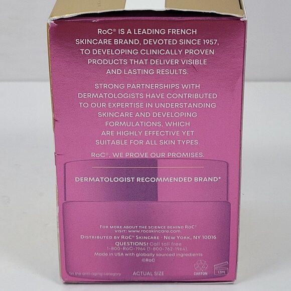 RoC Retinol Correxion Line Smoothing Max Hydration Cream 1.7 Oz NIB - Picture 4 of 5
